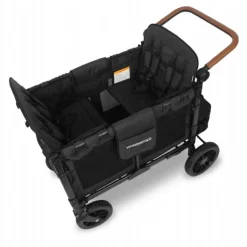 Luxe Quad Foldbar Trækvogn - Sort