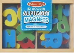 Magnetiske træbogstaver