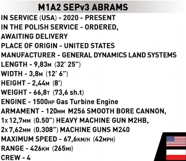 M1A2 SEPv3 Abrams Tank