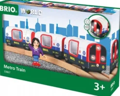 Metrotog med lys og lyd