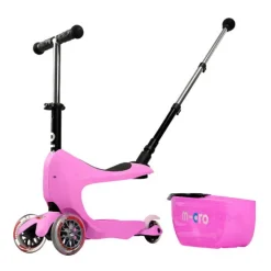 Micro Mini2go Deluxe+ Løbehjul, lyserød