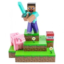 Minecraft Diorama Figur Lampe