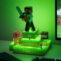 Minecraft Diorama Figur Lampe