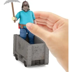 Minecraft Movie Steve + Minecart