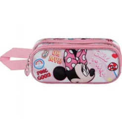Minnie Mouse 3D Dobbelt Penalhus