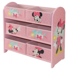 Minnie Mouse reol med 6 kurve