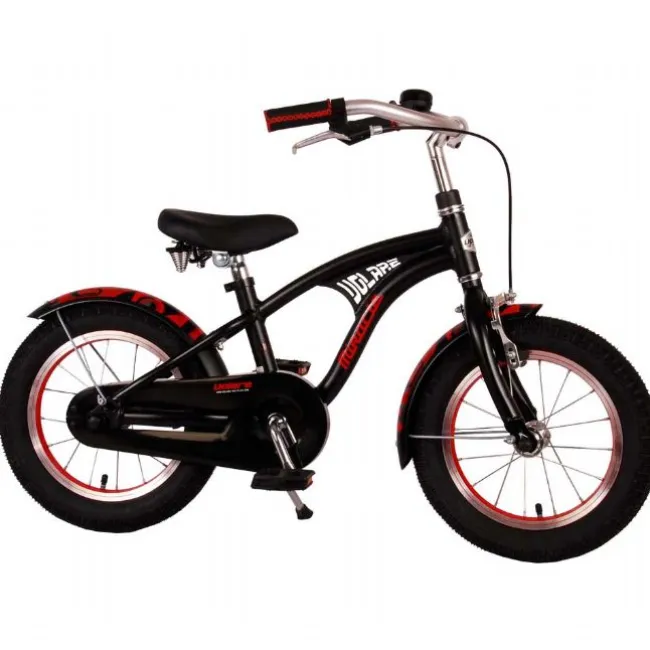 Miracle Cruiser Mat Sort Cykel 14 tommer