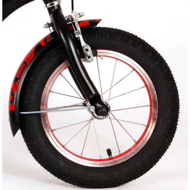 Miracle Cruiser Mat Sort Cykel 14 tommer