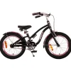 Miracle Cruiser Mat Sort Cykel 16 tommer