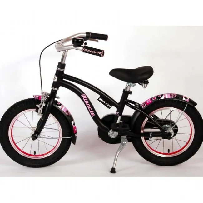 Miracle Cruiser Mat Sort Cykel 14 tommer