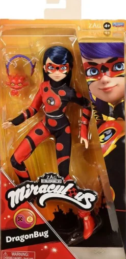 Miraculous Ladybug Dragon Dukke 26 cm
