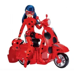 Miraculous Switch N Go Scooter med Dukke
