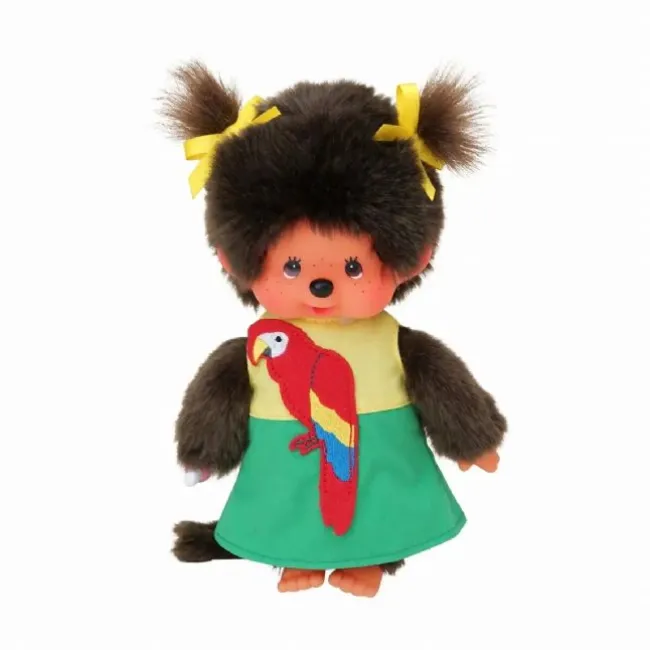 Monchhichi Dukke Papegøje Pige 20 cm