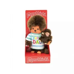Monchhichi far med barn 20cm