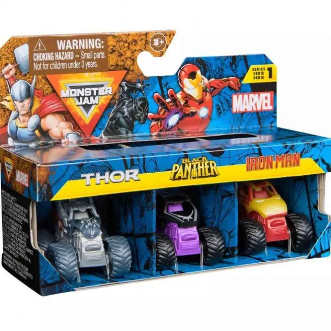 Monster Jam Marvel Mini Monster Trucks