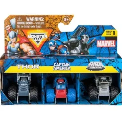 Monster Jam Marvel Mini Monster Trucks