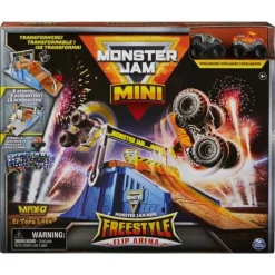 Monster Jam Mini Flip + Go Playset