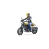 Motorcykel Ducati med kører