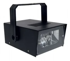 Music Disco Strobelampe Batteridrevet
