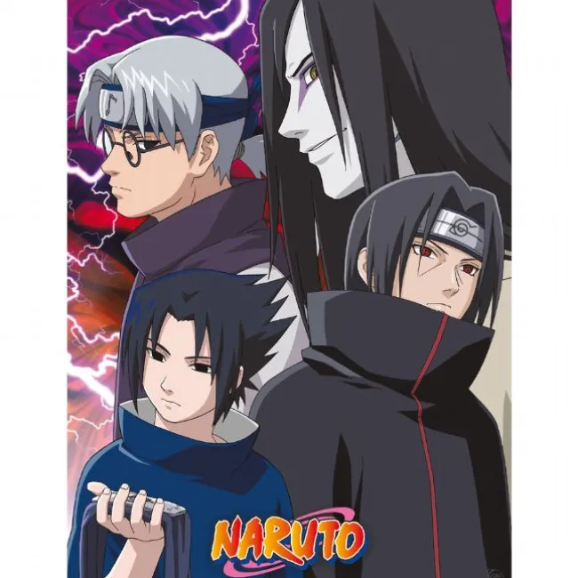 Naruto Plakatsæt 52x38cm 2 stk