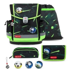 Neon Sports Skoletaske med 5 Dele