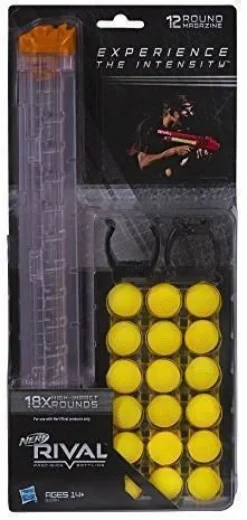 Nerf Rival magasin og kugler