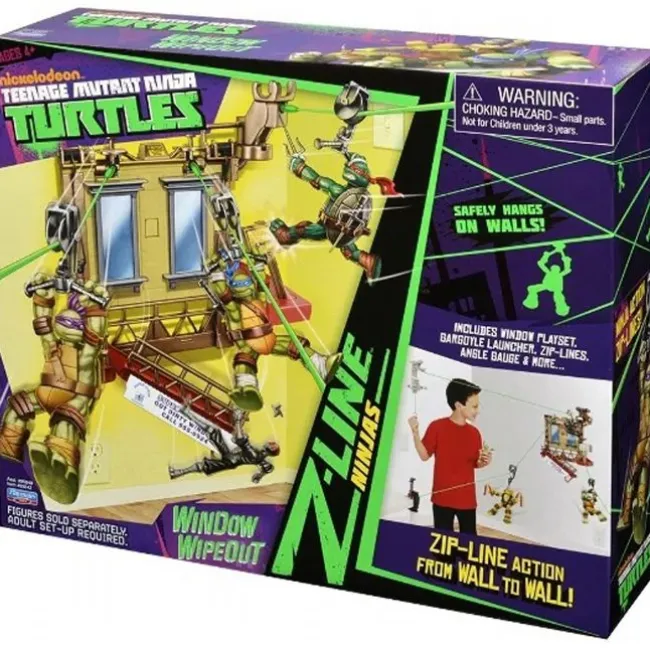 Ninja Turtles Window Wipeout Playset