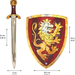 Noble Knight Riddersæt- Rød