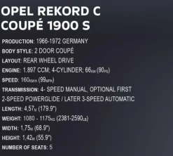 Opel Rekord C Coupe - Executive Edition