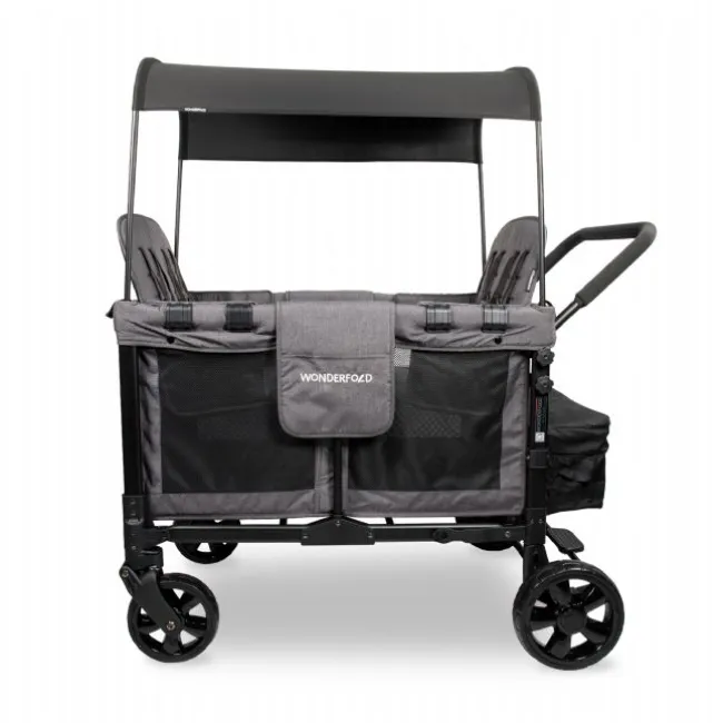 Original Quad Foldbar Trækvogn - Grå