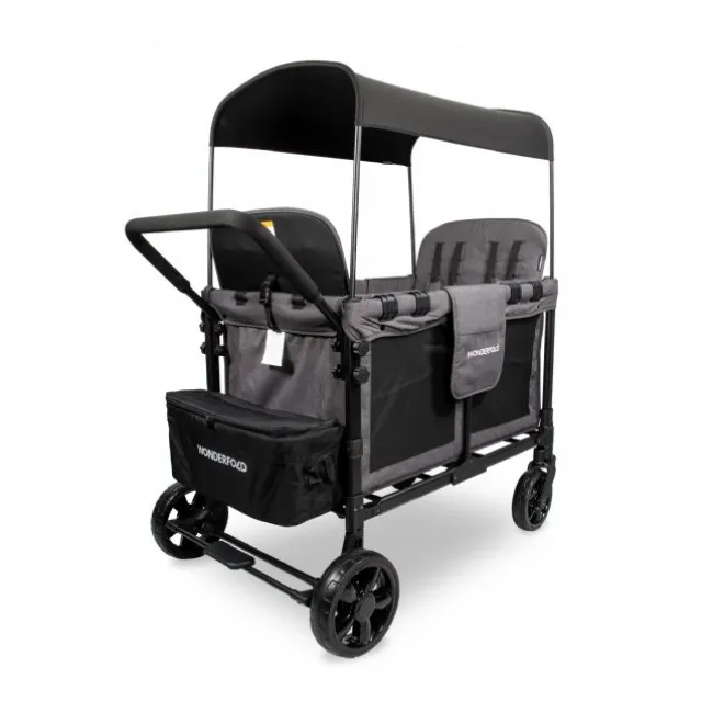 Original Quad Foldbar Trækvogn - Grå