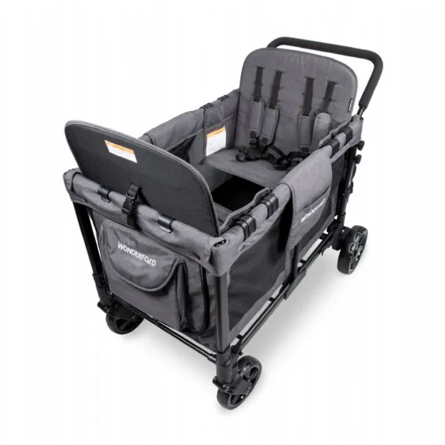 Original Quad Foldbar Trækvogn - Grå
