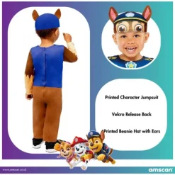 Paw Patrol Chase m. hat 94-98 cm