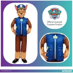 Paw Patrol Chase m. maske 98-104 cm