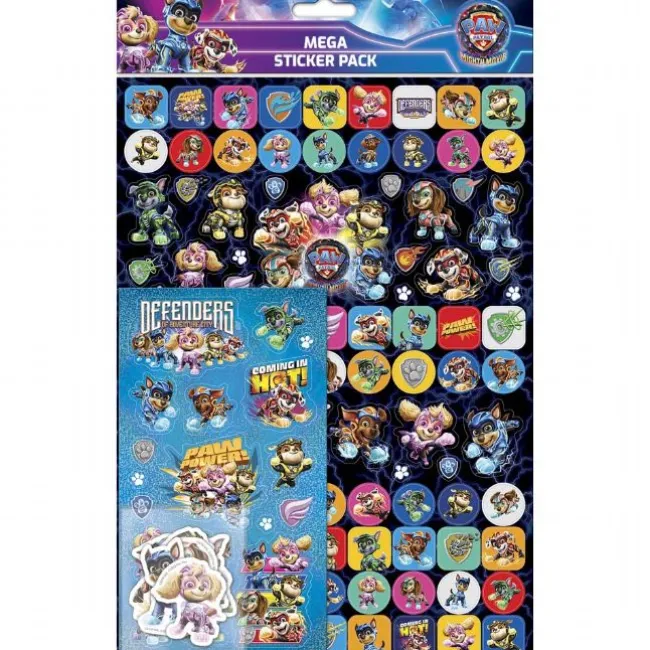 Paw Patrol Klistermærker Mega Pack