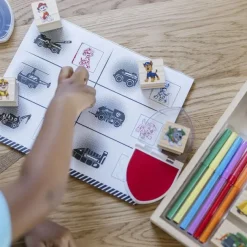 Paw Patrol Træstempler Aktivitetssæt