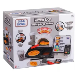 Pizzabar med lyde og tilbehør