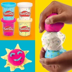 Play-Doh Confetti Fun 4 Pack 340G
