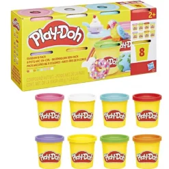 Play-Doh Rainbow 8 Pack Solid 680G