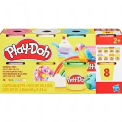 Play-Doh Rainbow 8 Pack Solid 680G