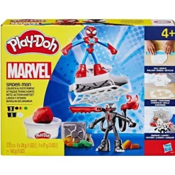Play-Doh Spiderman Launch & Slice Battle