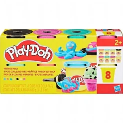 Play-Doh Vibrant 8 Pack Solid 680G