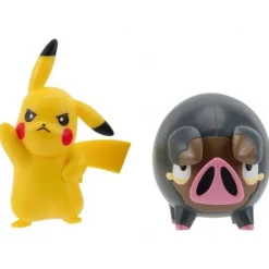 Pokemon Battle Figur Lechonk + Pikachu