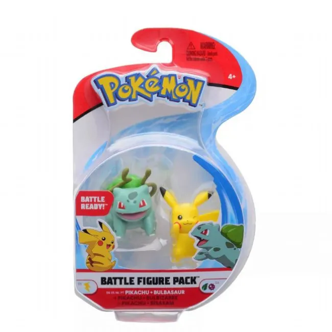 Pokemon Battle Pikachu og Bulbasaur