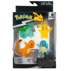 Pokemon Gennemsigtig Figurer 4 pack