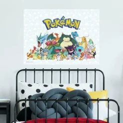 Pokemon Kæmpe Wallsticker 65x90 cm