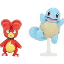 Pokemon Magby & Squirtle Figur