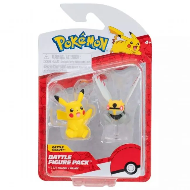 Pokemon Ninjask & Pikachu Figur