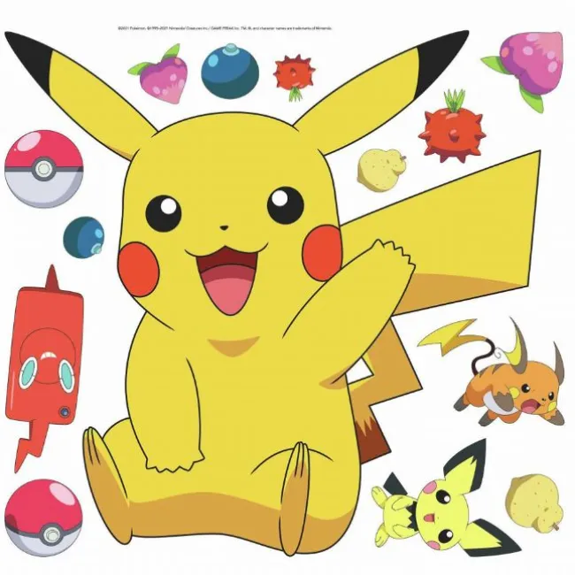 Pokemon Pikachu Wallstickers