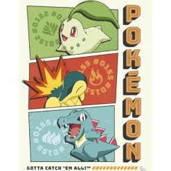 Pokemon Plakatsæt 9 stk 21x29,7 cm